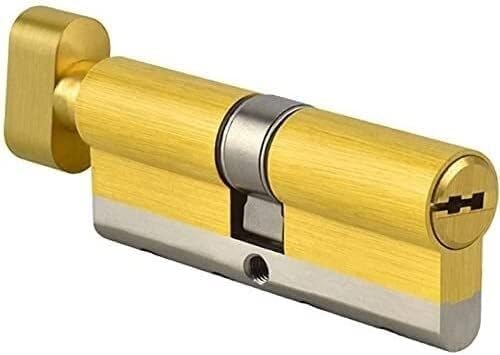 Cylinder zamka, Zamek jednostronny, odporny na korozję, mosiężny rowek ze stali nierdzewnej 60 65 70 75 80 85 90 95 100 mm