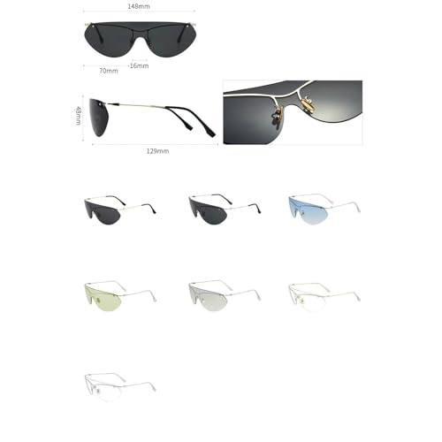 willochra Vintage Luxury Fashion Oversized Square Sunglasses Women Men Trendy Pilot Flat Top black Outdoor punk Shades UV4004