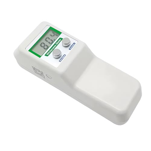 Image of Portable Digital Whiteness Meter for Textile /Paper /Plastic - R457 Blue Light Measurement, 0-199 Range with LCD Display, Battery & Adapter Powered (WSB-1)