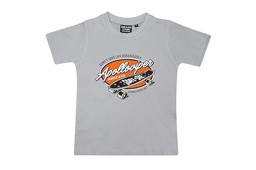 Image of Boys Typographic Printed 100% Cotton Half Sleeve T-Shirt for Boys Pack of 3-BT07-08