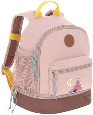 LÄSSIG Kinderrucksack mit Brustgurt Kindergartentasche Kindergartenrucksack 6,5L ab 3 Jahren/Mini Backpack Adventure Tipi