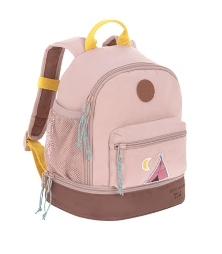 LÄSSIG Kinderrucksack mit Brustgurt Kindergartentasche Kindergartenrucksack 6,5L ab 3 Jahren/Mini Backpack Adventure Tipi