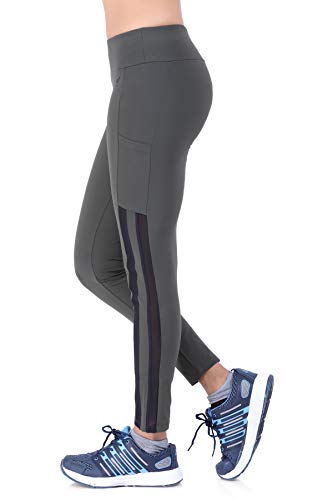Image of Women's JUST-Dry Ankle Length Gym Workout Yoga Fitness Active Sports Pants