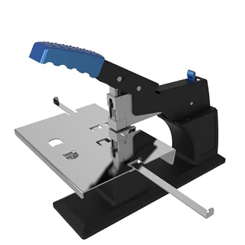 Cucitrice manuale con righello fisso e clip da tavolo per rilegatura documenti da ufficio
