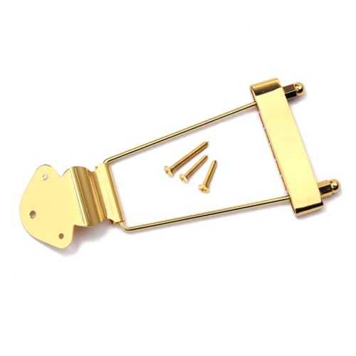 QUMIIRITY Guitar Vibrato Tailpiece Acoustic Guitar Accessories Metal Tailpiece Set