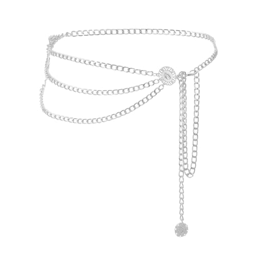 Eigso Metal Waist Belt for Women Western Jeans Belts for Woman Wrap Waists Chains Dress