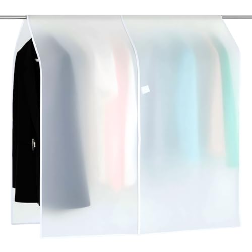 Guduling Clothing Rack Cover Duty Dust & Moisture Resistant Garment Rack Cover Clear Covers for Clothes Rackfor Seasonal Clothes Moving & Home Organization(90 X 110cm)