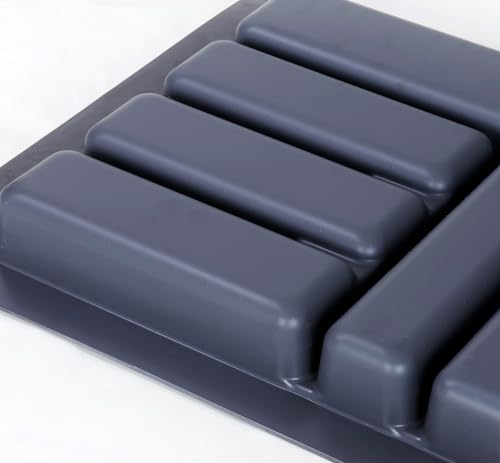 Image of Heavy PVC Cutlery Tray Organizer, Stylish Cutlery Tray for Kitchen Basket (17x18.5 Inch)