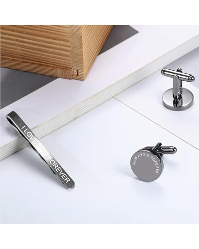 Mancuernillas y Clip de Corbata para Hombre miniatura 4