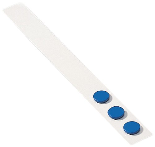 Dahle 95365 Magnetleisten-Set (selbstklebend, 100 x 5 cm) 5er Packung weiß