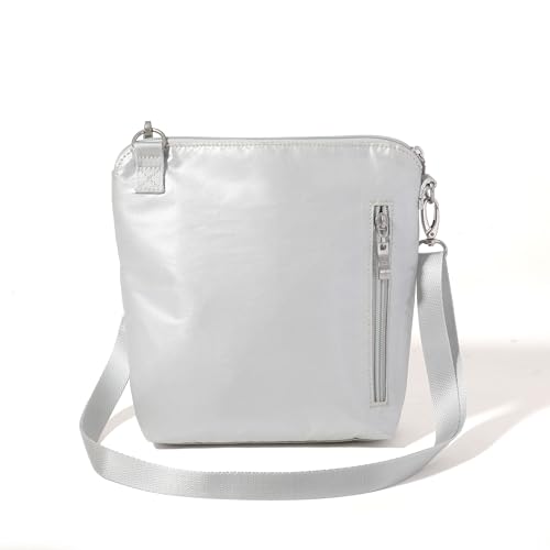 Image of Baggallini Modern Pocket Crossbody Bag for Women, 8.5 inchx8.5 inch Handbag Purse with RFID, Lightweight Water-Resistant