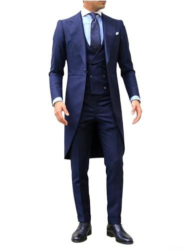 Smoking homme tailcoat coupe slim chic pour une fête de mariage