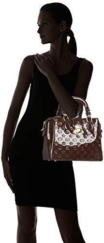Bolsa Transversal ou de Mão, Santino, Café, Feminina