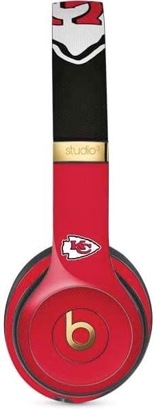 Skinit Decal Audio Skin Compatible with Studio Wireless 3 - Officially Licensed NFL Kansas City Chiefs Zone Block Design