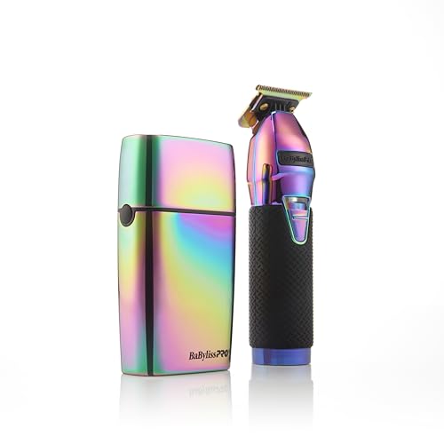Image of BaBylissPRO LIMITEDFX Cord /Cordless Hair Trimmer and Double Foil Hair Shaver Prepack, High-Performance Lithium-Ion Batteries for Long-Lasting Cutting