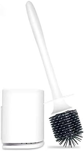 ZGJT Toilet Brush,toilet brushes and Holders Upgraded Modern Design with Clean Silicone Toilet Brush,Bathroom Toilet Bowl Brush Set,Quick Drying Holder kit