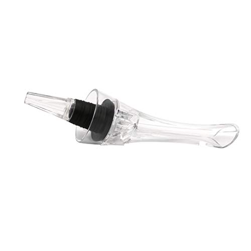 T&F - Boquilla para airear el vino, antigoteo, decantador de vino, vertedor, ventilación de vidrio, decantador de vino tinto, accesorio de ventilación para botellas, regalo de cumpleaños para mujer
