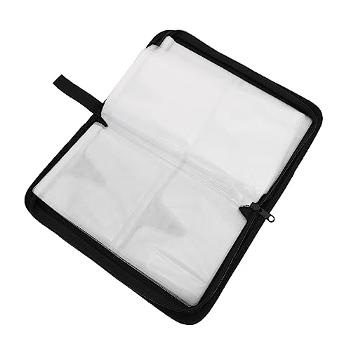 SOLUSTRE Dvd Storage Case Capacity Zipper CD Holder Disc Storage Bag for Travel and Home Use Organizer for and Dvds World Map Design