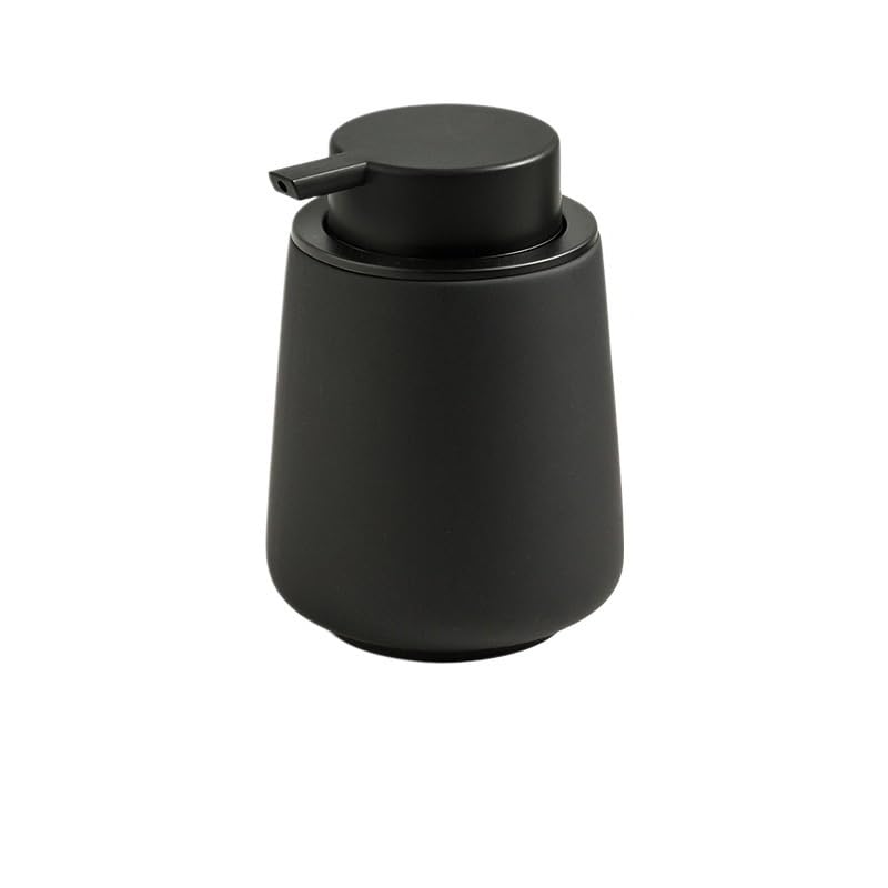 Dispenser Sapone Bagno Dispenser Sapone Cucina Dispenser di sapone Flacone in ceramica for shampoo Gel doccia Sottobottiglia Flacone schiumogeno in schiuma da 380 ml Dosatore Detersivo Lavatrice(A)