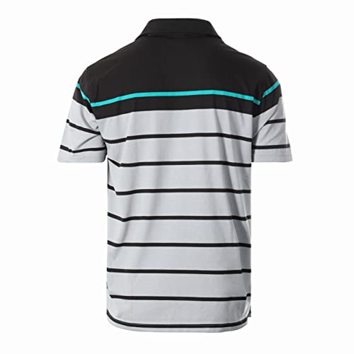 Gioberti Mens Single Stripe Polo Shirt with Pocket2
