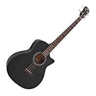 Electro Acoustic Bass Guitar with a classic single cutaway body shape Perfect for beginners with ultra-comfortable C-shaped neck and lightweight basswood construction Plug into an amp, audio interface or PA system with the in-built pre-amp and craft ...