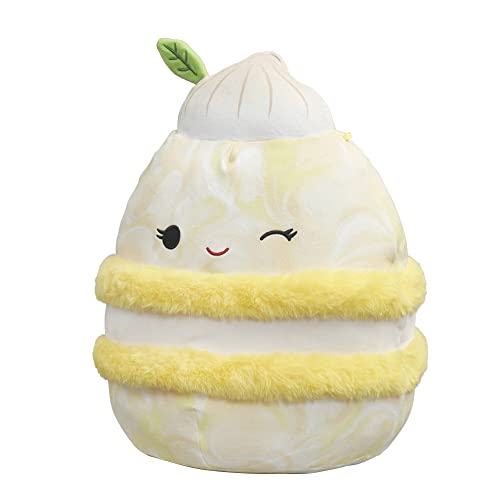 Squishmallows Original 12-Inch Landry Yellow Meringue Macaron - Medium-Sized Ultrasoft Official Jazwares Plush #TOP2