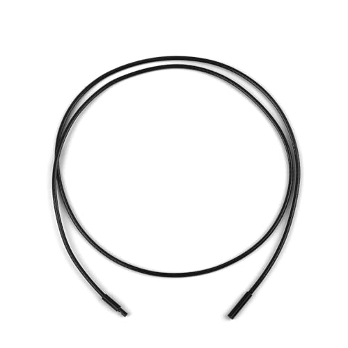 Cordon de collier ciré Cbrown 2 mm de 45 cm pour création de bijoux DIY