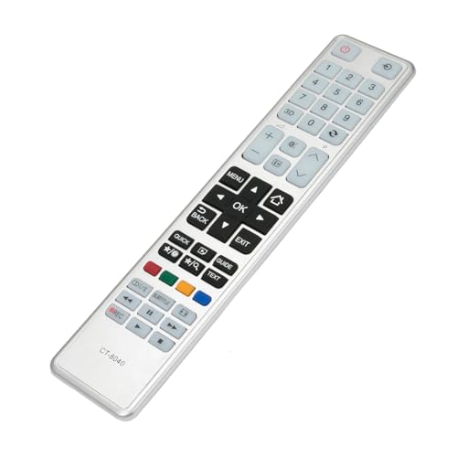 CT-8040 Mando a Distancia sustituido -VINABTY-fit para el Mando a Distancia Toshiba LED TV CT-8040 CT-8035 CT-8054 30084278 40L5445DG 32W1763DG 75038887 24DM763DG 40T5445DG 32W3663DG