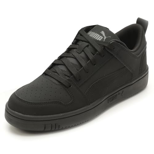 PUMA Mens Rebound Layup Lo Buck Lace Up Sneakers Shoes Casual - Black2
