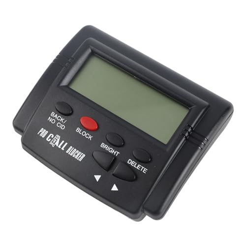 Walmeck Anrufblocker-Telefon 4000, Anrufer-ID-Box-Blockiergerät, One-Touch-Nummernblockierung, Robocalls, Störende Anrufe, Anwendbar für das