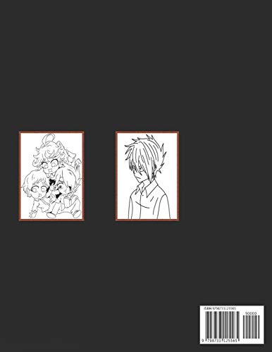 The Promised Neverland Coloring Book: Coloring Book For Kids Adults For Teens And Fans 8.5