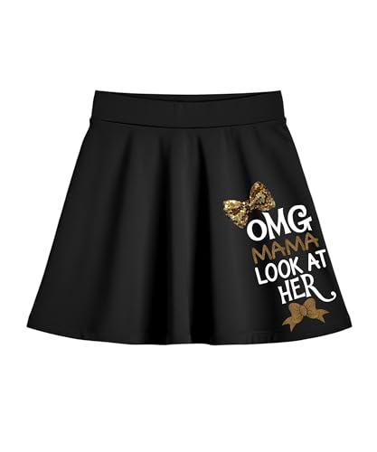 Image of KYDA KIDS Girls 100% Pure Cotton Skater Skirt with Attached Inner Shorts | Ideal for Summer Sports, Play & Casual Wear | Comfortable Fit for Girls Aged 2-16 Years
