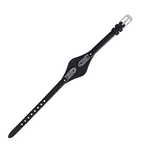 Uhrenarmband 08mm Leder Schwarz - ES-3263 | LB-ES3263