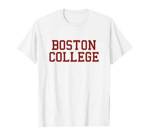 Boston College White Script | BC Eagles T-Shirt