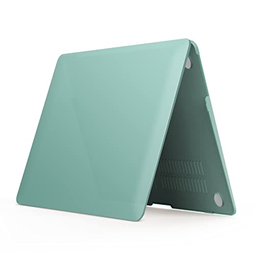 Ibenzer Compatible With Old Version Macbook Air 13 Inch Case (2010-2017 Release). Models: A1466 / A1369, Plastic Hard Shell Case With Keyboard Cover For Mac Air 13, Green, A13Gn+1A #TOP4