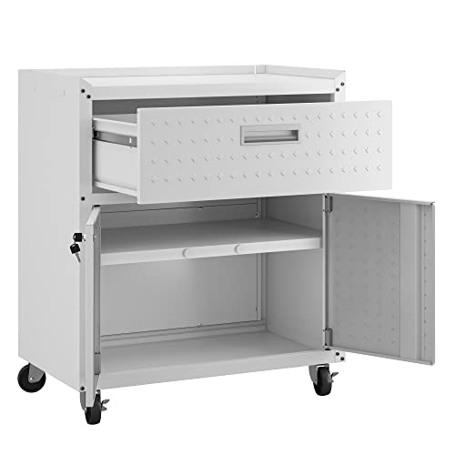 Image of Manhattan Comfort Fortress Storage Units, White