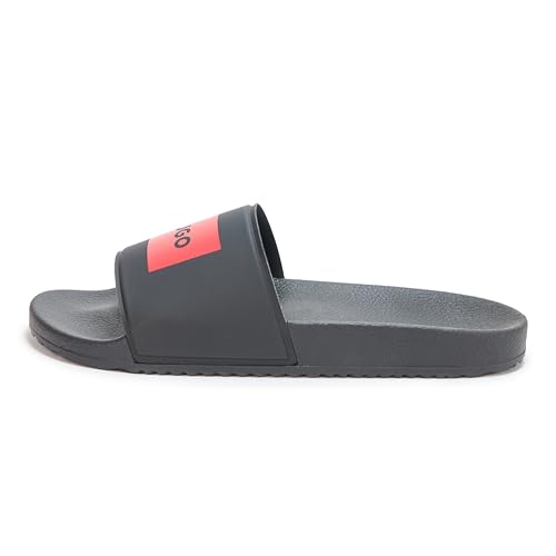 Image of HUGO mens Big Logo Label Slide Sandals