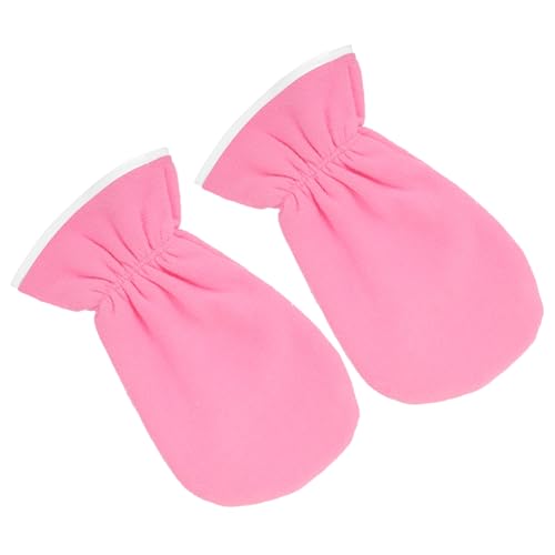SOESFOUFU 1 Pair Overnight Gloves Exfoliating Hand Mask Mittens for Skin Care Essential Oil Gloves Heat Preservation Fadeless Washable Reusable