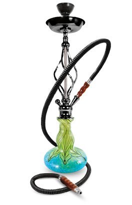 Sahara smoke narguilé pipe à eau hookah chicha à 1 tuyau jEZEBEL lOTUS 60 cm