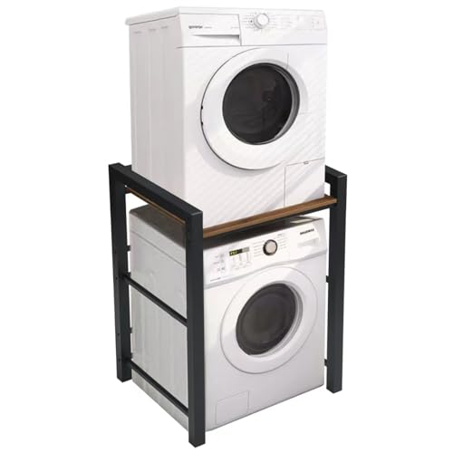 29" Over Washer and Dryer Shelves with Adjustable Height Storage