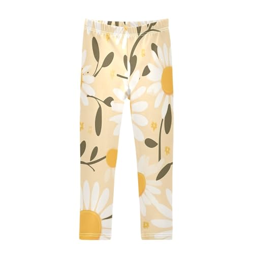 Toddler Girls Leggings Printed Yoga Pants Leggings Daisy One for Kids