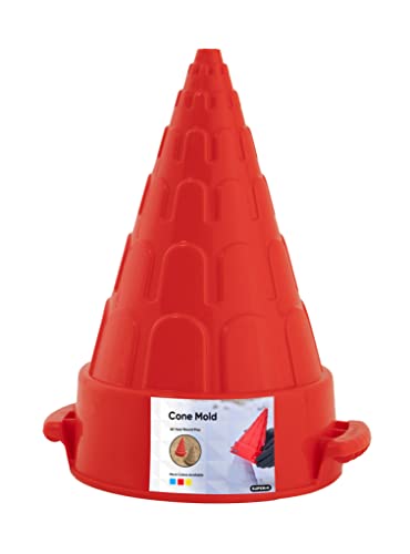 Superio Sand Shaper Tower and Cone Shape, Sand Box Castle Tower Red 10