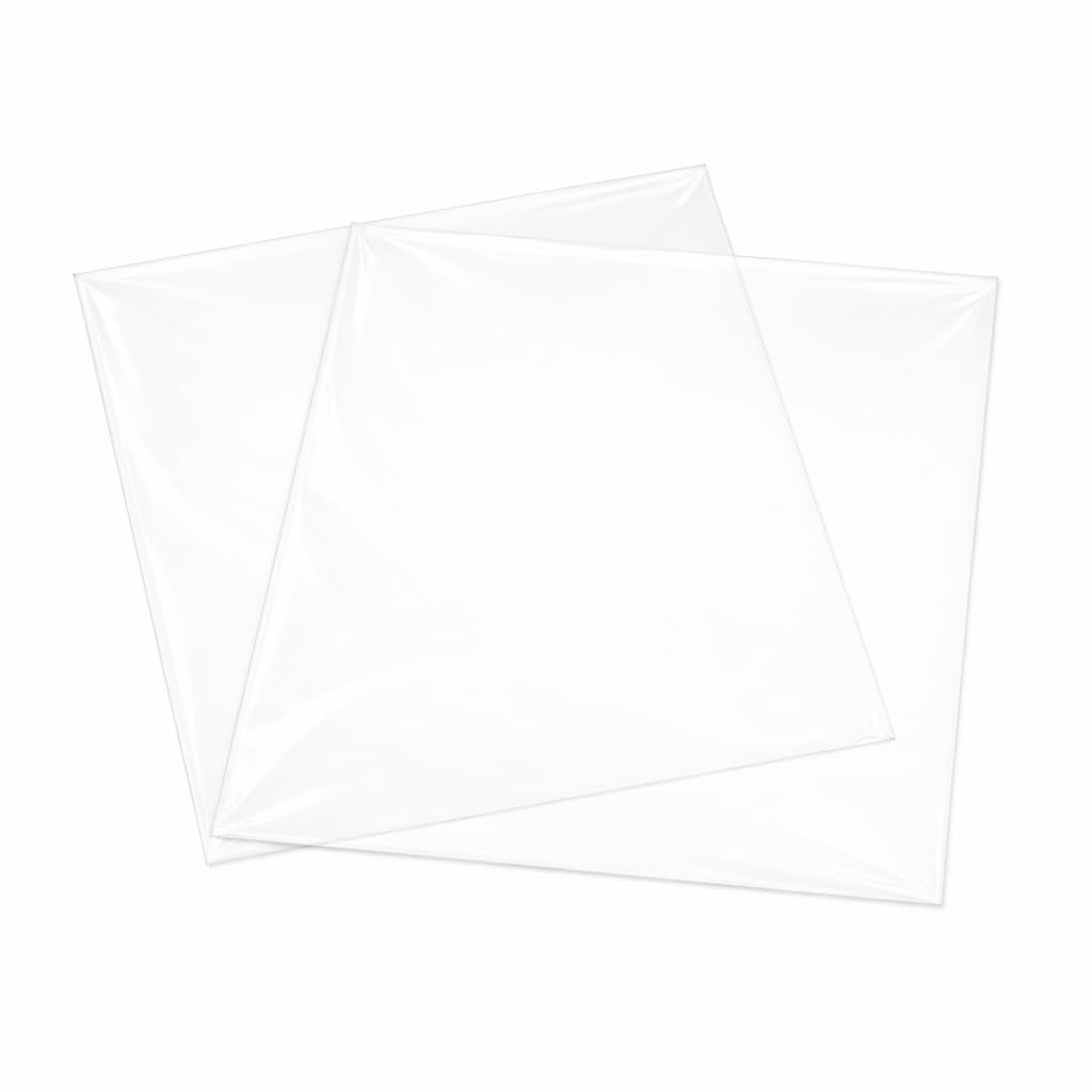 Mari-Medienverpackungen LP Hüllen 12" glasklar Schutz für Vinyl Langspielplatten (100 St.) 325 x 325 x 0,100 die auch für Doppelalbum CPP Folie