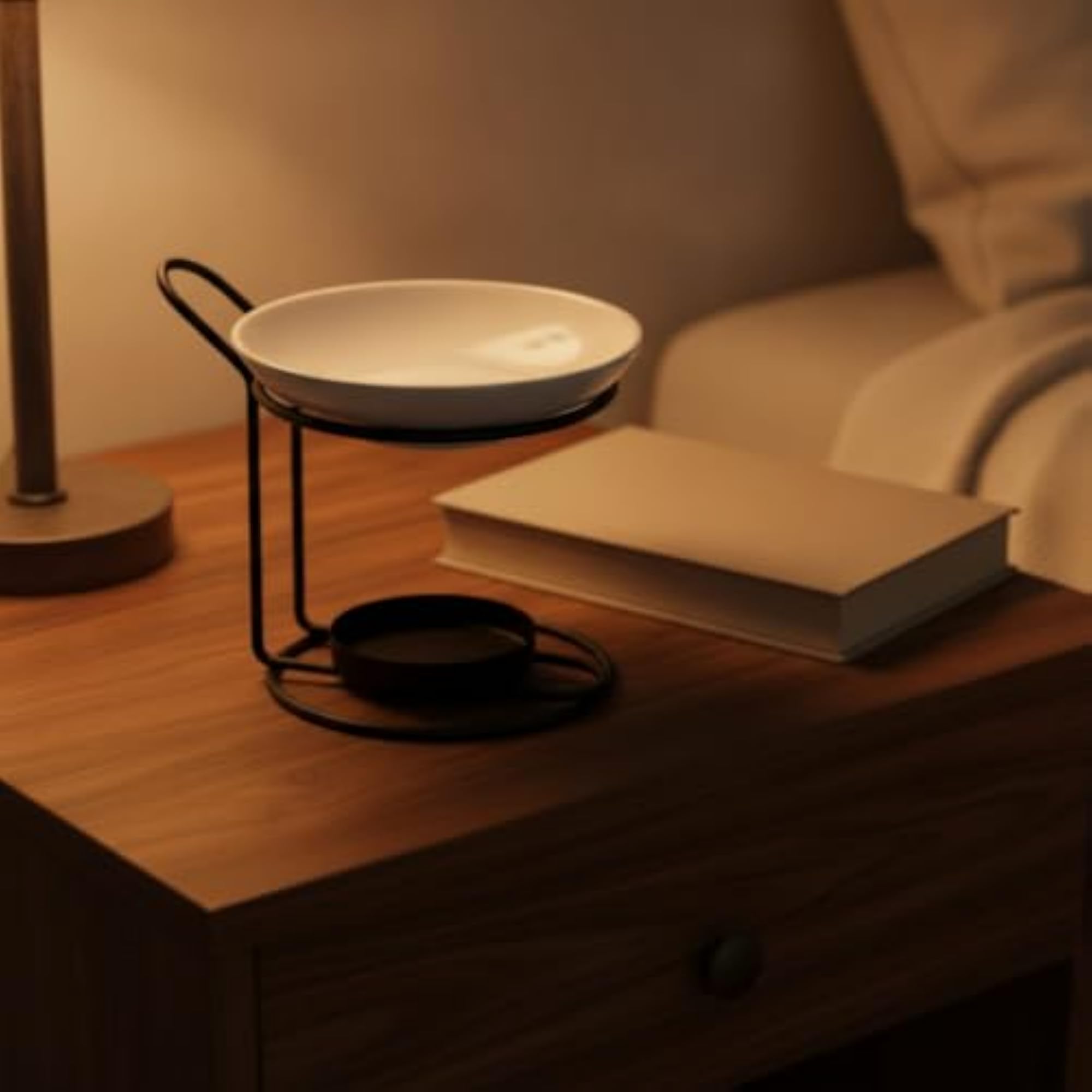 Minimalist Ceramic Aroma Lamp, Modern Essential Oil Burner