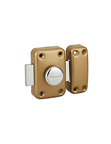 Serratura A Chiavistello A Pomolo Apache Per Porta Interna, Acciaio, Bronzo Epossidico - Thirard