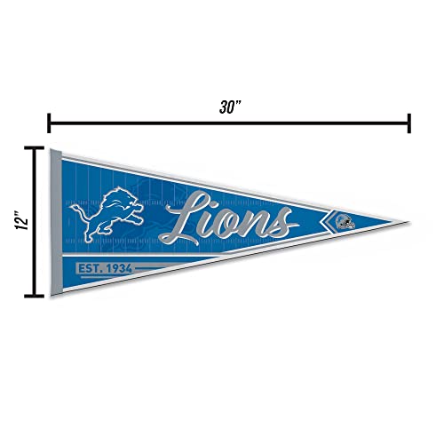 Image of Rico Industries NFL Football Classic 12 inch x 30 inch Felt Wall Decor Pennant - Great for Home /Bed Room /Man Cave Decor
