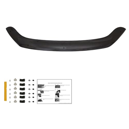 Oneway Motorhaubenschutz kompatibel mit Volkswagen Caddy MK4 2015-2020 - Schwarz glänzend