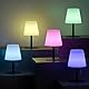 FUYO 2 Stück LED Akku Outdoor Tischlampe mit 8 Farben Dimmbar Kabellos Tischleuchte Tragbare Farbwechsel Nachtlicht Lampe für außen garten schlafzimmer camping ostern dekoration