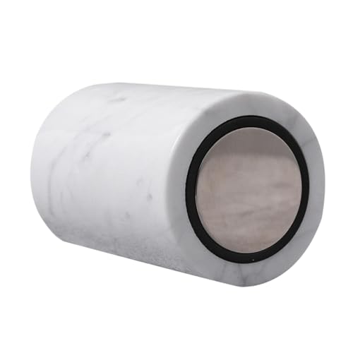 Alipis Natural Stone Toothpick Holder Swab Storage Box Stylish Marbled Design for Home Decor Easy Access to Toothpicks Swabs for Parties Events