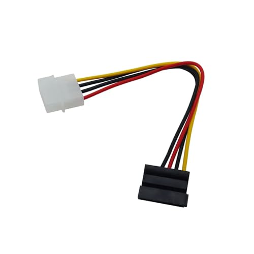 4 �s�� IDE - SATA 15 �s�� HDD �d���A�_�v�^ �P�[�u�� �n�[�h�h���C�u �A�_�v�^ �I�X - ���X Molex SATA �d���P�[�u��(1PCS)